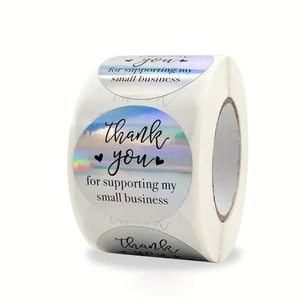 100 Thank You Stickers